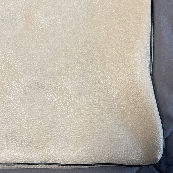 Gucci Cream Logo Zip Up Leather Suede Large Portfolio Pouch Clutch - Picture 11 of 16